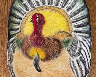 Large Vintage Platter - "B.B.K. Pottery - Made in USA"