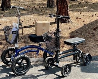 Pair of "Knee Rover" Scooters