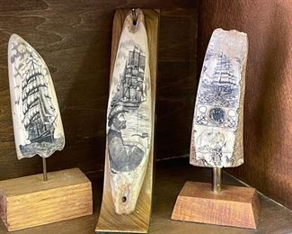 Antique Scrimshaws 