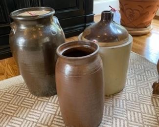 Assorted pottery