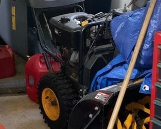 Poulen snow thrower-barely used