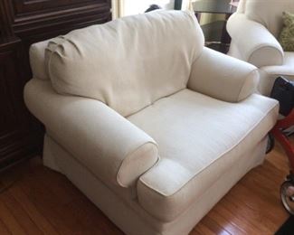 2-pottery Barn Armchairs