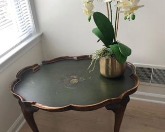 Oval Painted Table