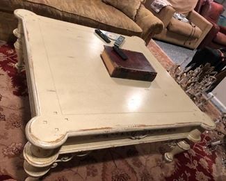 Large Distressed Coffee Table