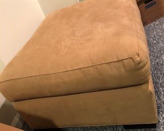 Crate & Barrel Chair & A Half w/ Ottoman