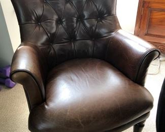 Leather Side Chair