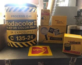Vintage Kodak Film Advertising Ice Bucket Cooler Kodacolor II Canister 