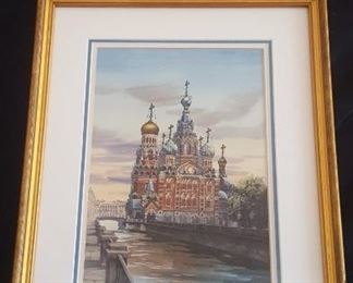 Church of the Savior on Spilled Blood Signed by Artist