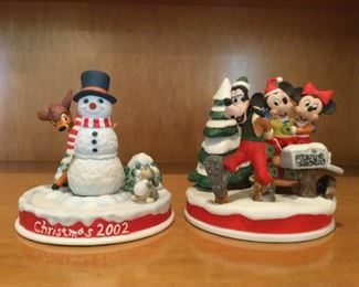 Disney Bambi First Snowfall Christmas 2002 and Christmas 1989 The Sleigh Ride