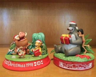 Grolier Disney Christmas 1998 Jingle Bells and Grolier Christmas 1995 For You Baloo