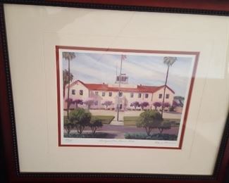 Headquarters March Field Signed and Numbered by Artist