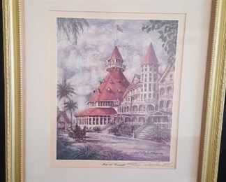Hotel del Coronado Signed by Sue T McNary