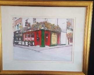 Kehoes Heritage Pub Signed by Artist John Ware