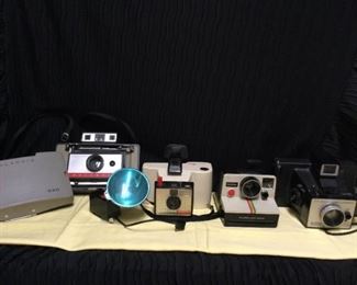 Vintage Polaroid Cameras