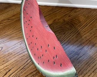 Artist Made “Watermelon” Wood Wedge