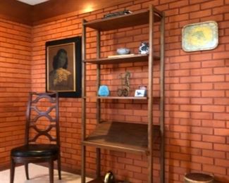 Danish Bookshelf, John Widdicomb Chair