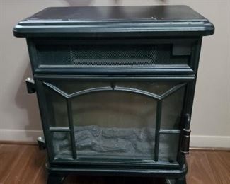 Duraflame DFI-550-0 Mason Freestanding Infrared Quartz Fireplace Stove, Black