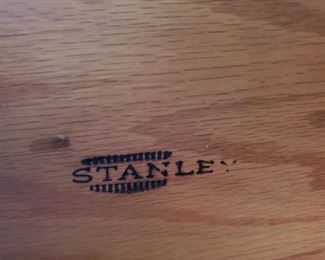 Stanley double bedroom set: Highboy, dresser w/ mirror, night stand and headboard