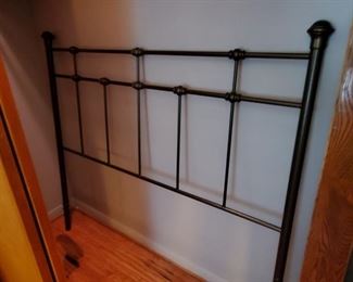 Metal headboard