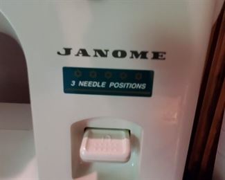 Janome 3 Needle Positions sewing machine