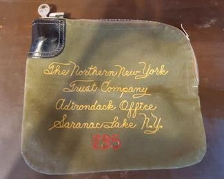 Adirondack Office, Saranac Lake, NY Locking bank bag