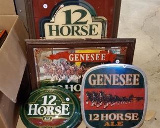 Genesee 12 Horse signs and mirrors