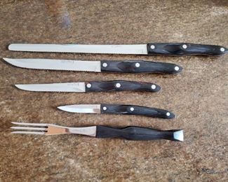 Cutco knives and serving fork