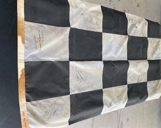 Daytona Autographed Checkered Flag