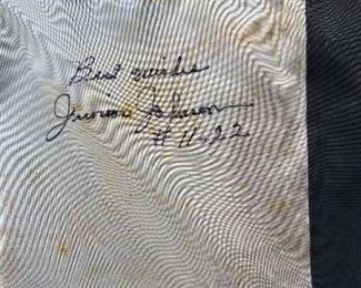 Junior Johnson Autograph