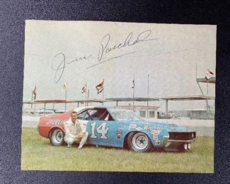 Vintage James Paschal Autographed Post Card