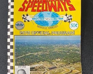 1973 Nashville Racing Program