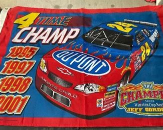 Assorted Nascar Banners/Flags