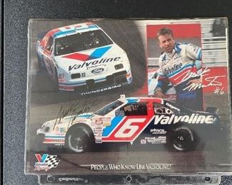 Mark Martin Autographed Post Card