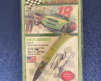 Dale Jarett Autographed Schrade Knife