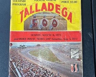 1972 Talladega Racing Program