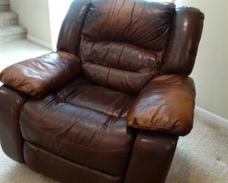 Leather Rocker/Recliner