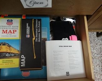 Union Pacific maps, records, office items