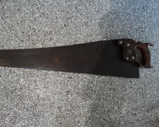 Burlington Railroad Hand Saw