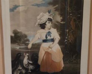 Mezzotint Print Signed James Faed 