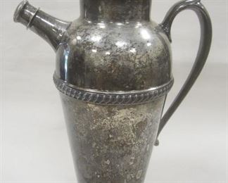 SILVER PLATED COCKTAIL SHAKER