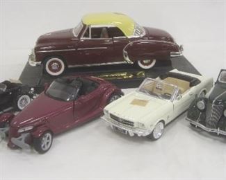 FIVE SCALE MODEL CARS