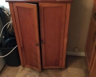 Custom made Upright Plywood Cabinet (25x14” by 38” tall)