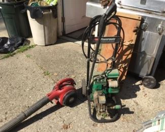 Leaf Blower and Pressure Washer