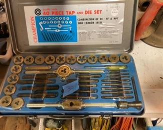 40-piece tap and die set