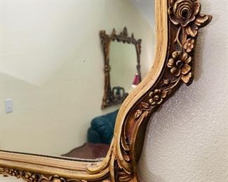 $195 •  #2.  French style mirror • 39 wide 43 high