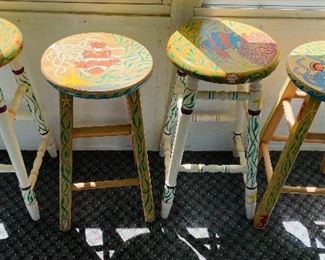 $20 each Painted stools 