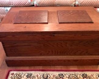Vintage wood chest