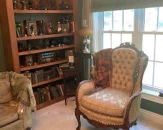 Victorian chair and numerous smalls