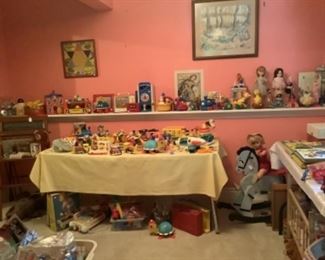 Large selection of vintage Fisher Price toys