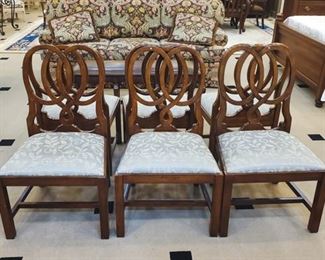 6 beautiful chairs - sold altogether.